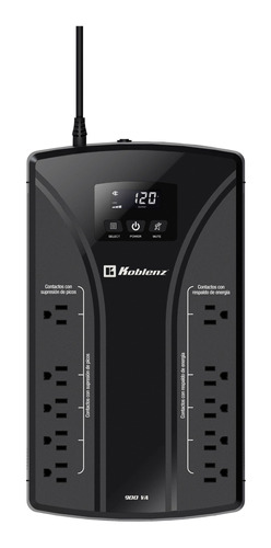 Regulador De Voltaje No Break Koblenz 9022 Usb/r 900va 110v