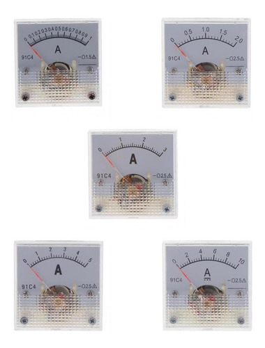 Medidor De Panel Analógico Con Amperímetro Dc