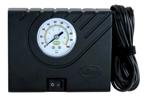 Compresor Mini Inflador Moto Auto Slime Top Off Rpm-1240 Color Negro Fase Eléctrica Monofásica Frecuencia 1 Mhz