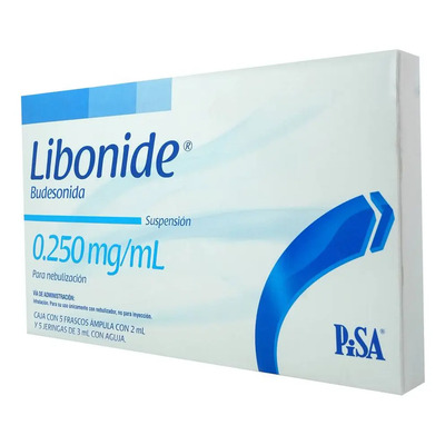 Libonide Suspensión Inhalatoria 0,5 Mg\u002F2 Ml, 5 Frascos Ámpula 2 Ml | Envío gratis