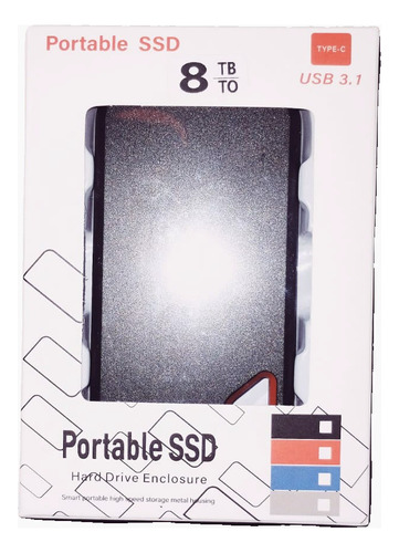 Disco Duro Portátil Ssd 8tb, 1050mb/s,  Pc, Mac,android, Ps5