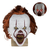 Mascara Halloween Latex Eso El Payaso Pennywise Led Carnaval