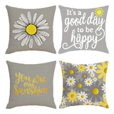 4 Fundas De Almohada Decorativas Para Sofá D