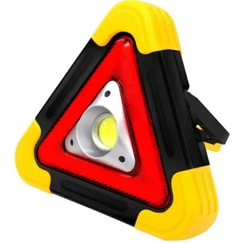 Triangulo De Carretera Led Luz Emergencia Recargable 