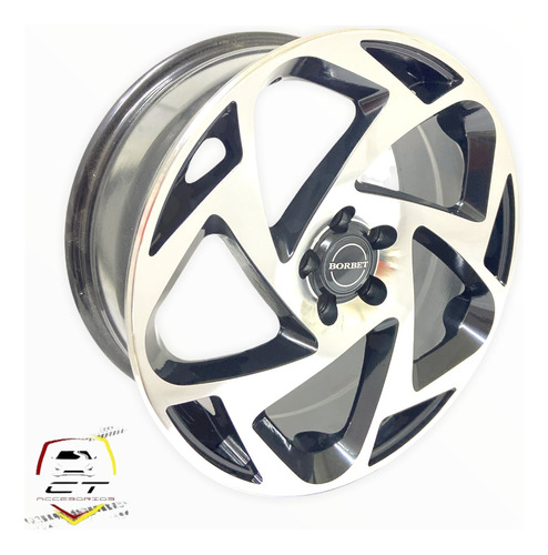 Kit 2 Rines 17x7 5-100 P/virtus Ibiza Prius Corolla Vento