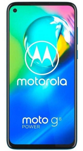 Motorola Moto G8 64gb Azul Capri Muito Bom - Celular Usado