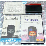 Cartucho Shinobi Sega Master System C/ Caja Manual Catálogo