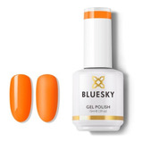 Esmalte Gel Bluesky Naranjo Fuerte