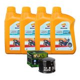 Óleo Repsol + Filtro Bmw K 1200 S K1200s 05-08 Hf160 10w40