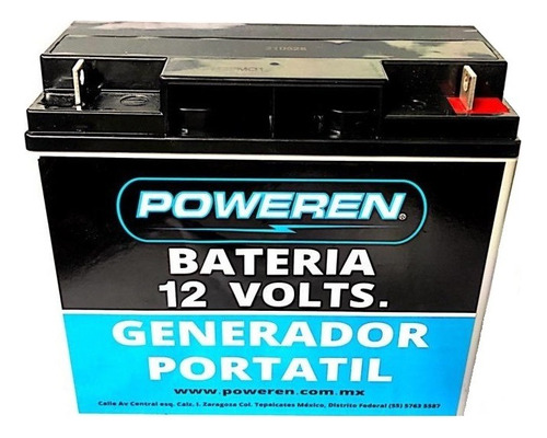 Batería Para Planta De Luz 12volts 18amp Generador De Luz