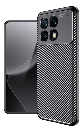 Funda Para Poco X6 Pro Carbon Case + Mica Xaa Mobile