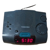 Rádio Relógio Toshiba Rr-1266 Despertador Am Fm Raridade////