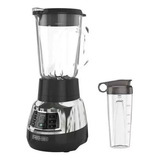 Licuadora Black+decker Quiet Blender Bl1400dg 1400 Ml Acero Inoxidable Con Vaso De Vidrio 110v - Incluye 2 Accesorios