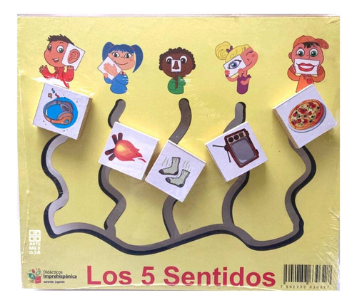 Juego Infantil Didactico Laberinto Estimulación Temprana Color 5 Sentidos