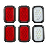 Kit De 6 Luces Rectangulares Led Stop/giro/cola/freno Y...