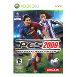 Jogo Pro Evolution Soccer 2009 Pes09 Xbox 360 Futebol Game