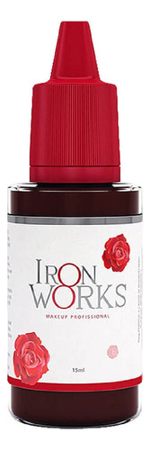 Pigmento Iron Works Micropigmentação 15ml Queima De Estoque! Cor Marrom Café