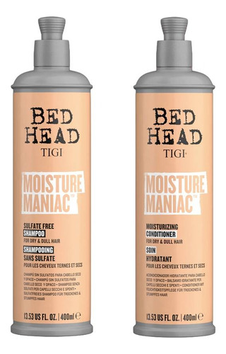 Tigi | Moisture Maniac Shampoo Y Acond Hidratante 400ml