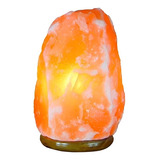 Lampara Sal Del Himalaya Piedra Decoracion Color Naranja