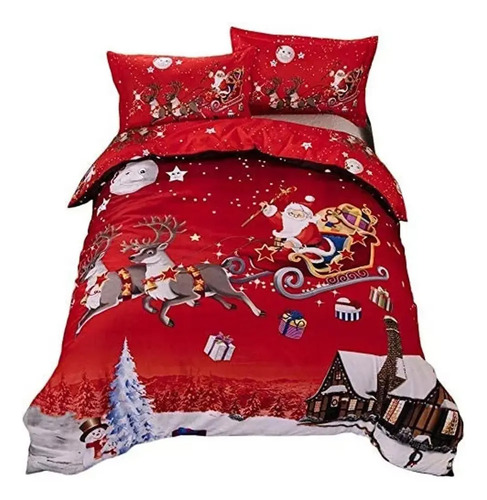 2014 Regalo De Navidad Funda Edredon Almohada Decoracion