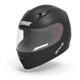 Casco Moto Importado Premiun Hawk Zx3 Mate Negro Talle M