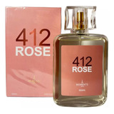 Perfume 412 Rose 100ml  Moments Paris Promo.