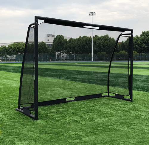 Arco De Futbol Con Malla Negro 120 X 180cm - Kidscool