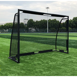 Arco De Futbol Con Malla Negro 120 X 180cm - Kidscool