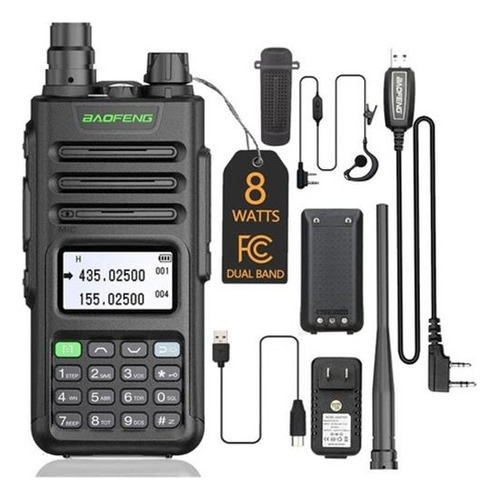 Comunicador De Radio Habla Sobre Baofeng Uv-13 Pro 8w Ht De