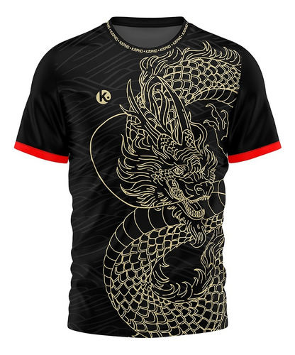 Camiseta Futbol Kapho China Black Dragon Limited Niños