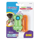 Brightkins Clicker De Entrenamiento Perro Smarty Pooch Hueso