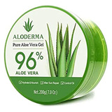 Aloderma Gel Orgánico Puro De Aloe Vera Hecho Con 96 % De Al