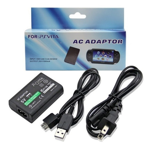 Cargador Genérico Para Psvita Fat Con Cable Usb Datos 