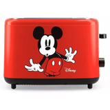 Tostadora Eléctrica Atma Disney Toat39dn 7 Niveles Rojo 880w