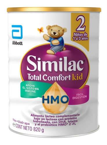 Leche De Fórmula En Polvo Sin Tacc Abbott Similac Total Comfort Prosensitive 2 En Lata De 1 De 820g - 12 Meses A 3 Años