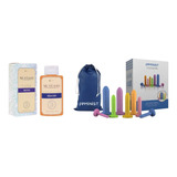 Kit 8 Dilatadores Vaginais Lisos E Lubrificante Silicon