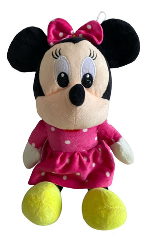 Boneco Pelúcia Infantil Minnie Mouse Vermelha Decorativo