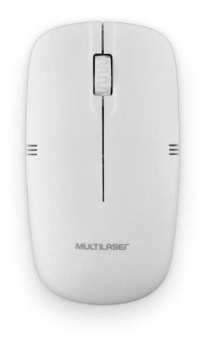 Mouse S/ Fio Multilaser Mo286 Branco Sensor De Alta Precisão
