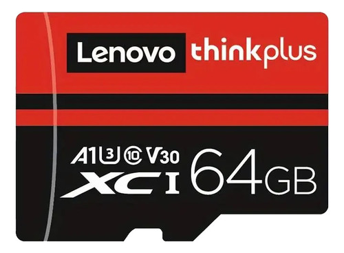 Cartão Memória Lenovo 64gb Micro Sdxc U3 V30 Versão Chinesa