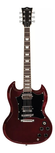Guitarra Elétrica Basswood Michael Hammer Gm850n Wine Red