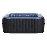 Hot Tub Inflable / Spa Tekapo 4 Comfort / Mspa 4 Personas Color Negro