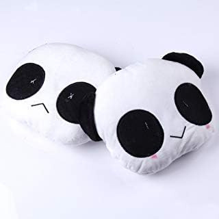 Vktech 2 Uds Lindo Panda Asiento De Coche Funda De Felpa Par