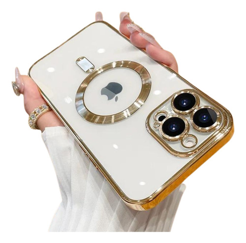 Capa Capinha Luxo Magnética Para iPhone 7plus Ao 15 Promax
