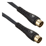 Cable Daddario Midi 5 Conectores Dorado 3 Metros Pw-md-10