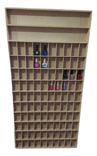 Organizador De Esmaltes. 100 Casilleros + 2 Estantes