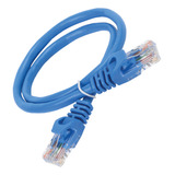 Cabo Rede Lan Internet Patch Cord Rj45 Azul 1,5 Metros Cat5e