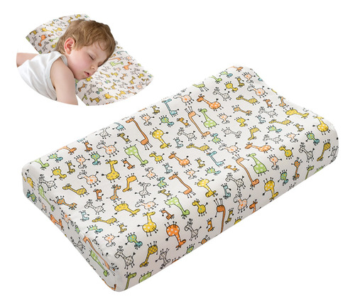 Almohada Memory Foam Ortopédica Cervical Para Niños Y Niñas