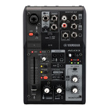 Interfaz De Mesa De Sonido Yamaha Ag03mk2 Bk Para Música En Vivo 110 V/220 V