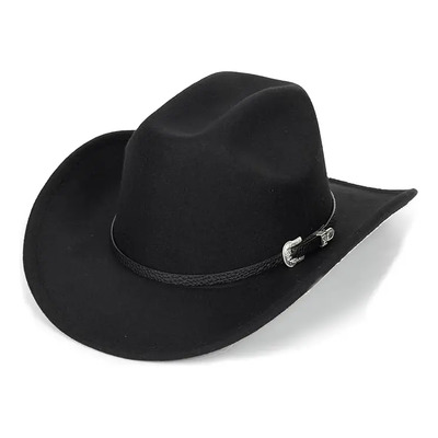 Vanance® Sombrero Vaquero Texano Economico Tejanas Unisex Negro Niño Adulto Color Negro Único Sombreros Vaquero Clásico Versátil Moda | MercadoLibre