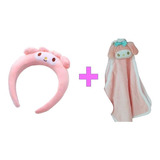 Kit Skincare Diadema + Toalla Facial Sanrio Hello Kitty